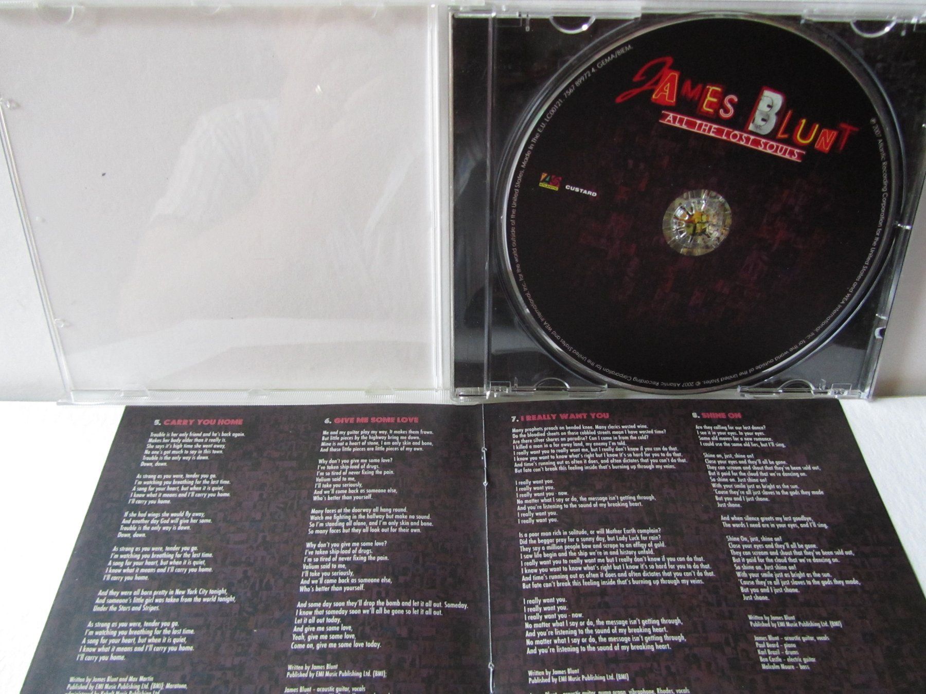 CD: James Blunt, CD, all the lost souls – Usato da Weiningen ZH venduto da dietsch57 2