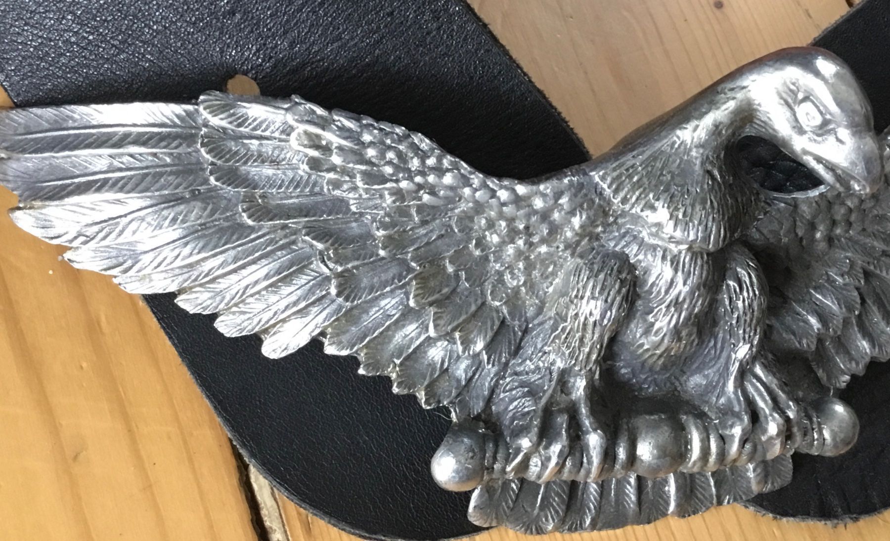 Cinture: Ledergürtel mit Adler-Schnalle – Usato da Schlieren venduto da Jeajet 3