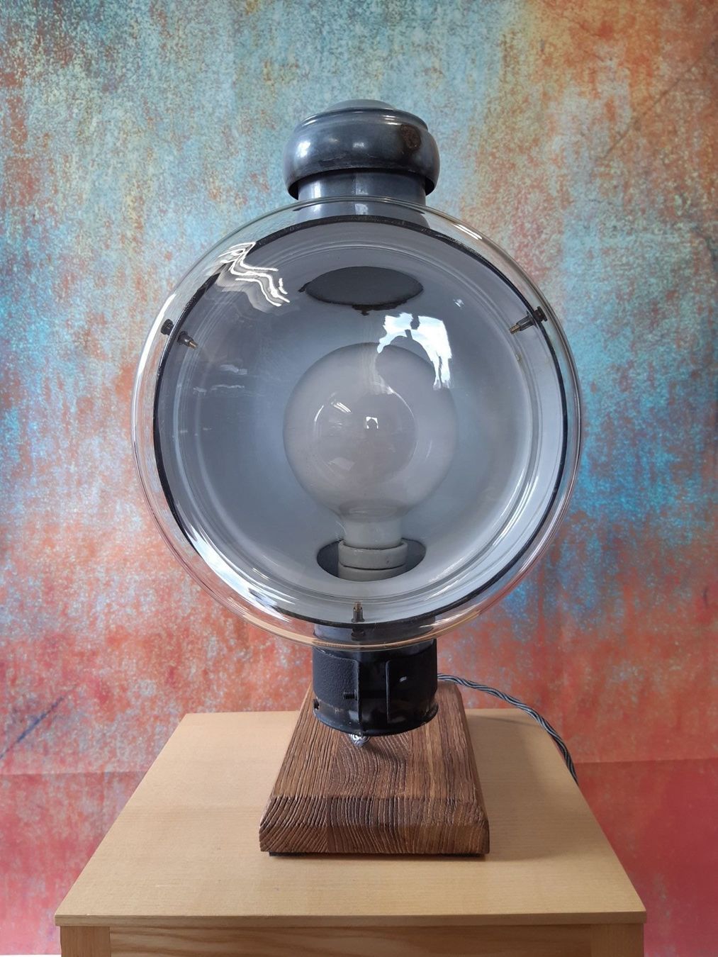 Lampade: Alter Emaille Scheinwerfer – Usato da Winterthur venduto da lampenretter 1
