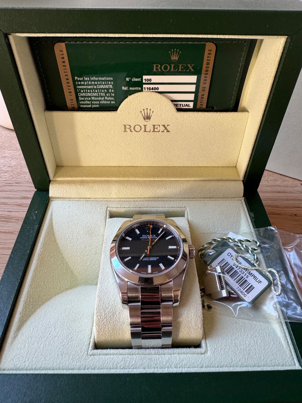 Rolex Uhren: Rolex Milgauss 116400 fullset – Gebraucht aus Genève von lweisz 2