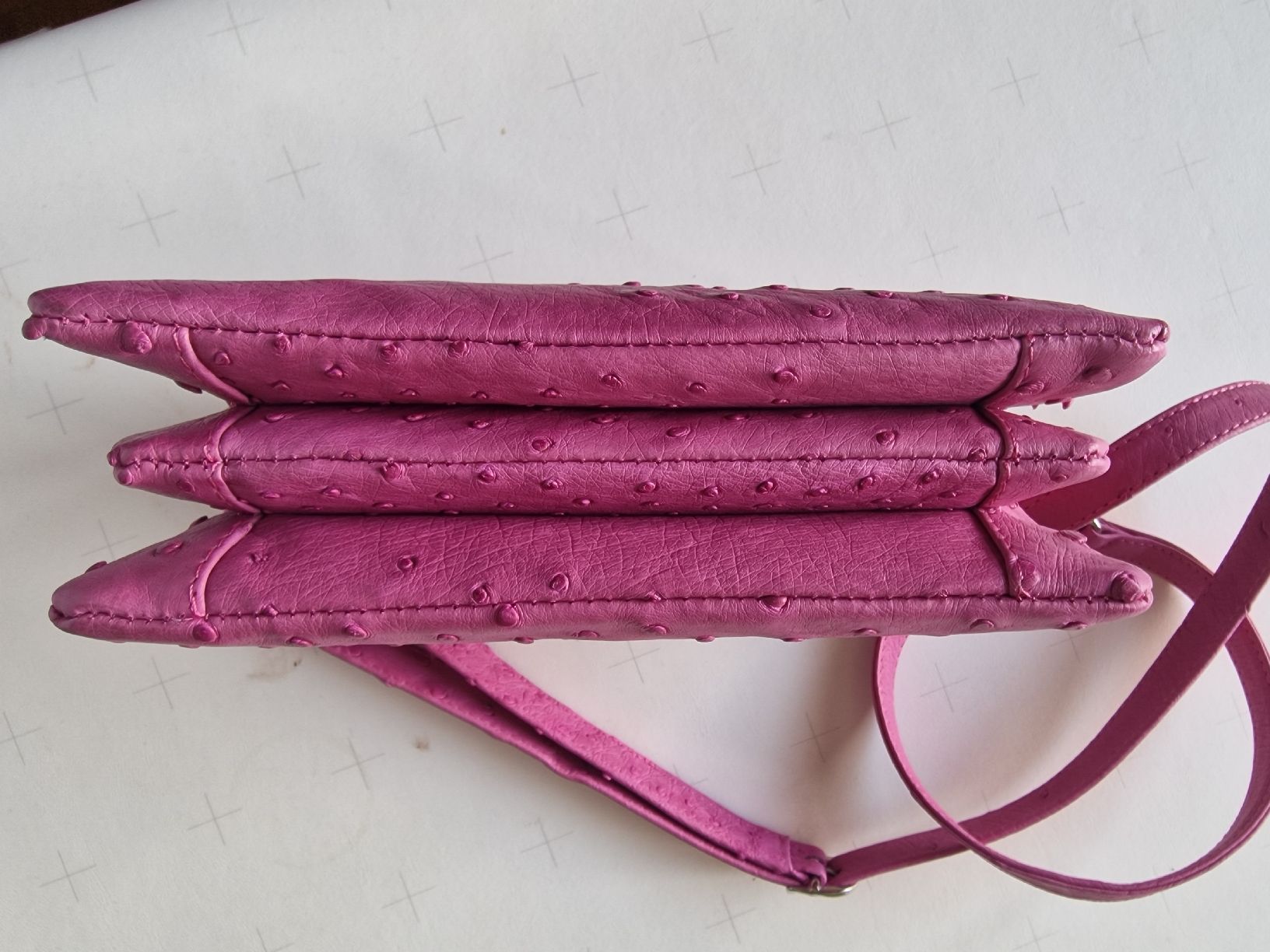 Borse da donna: Crossbody Bag aus Straussenleder – Nuovo e nell'imballaggio originale da St. Niklausen LU venduto da wishbonerfb 3