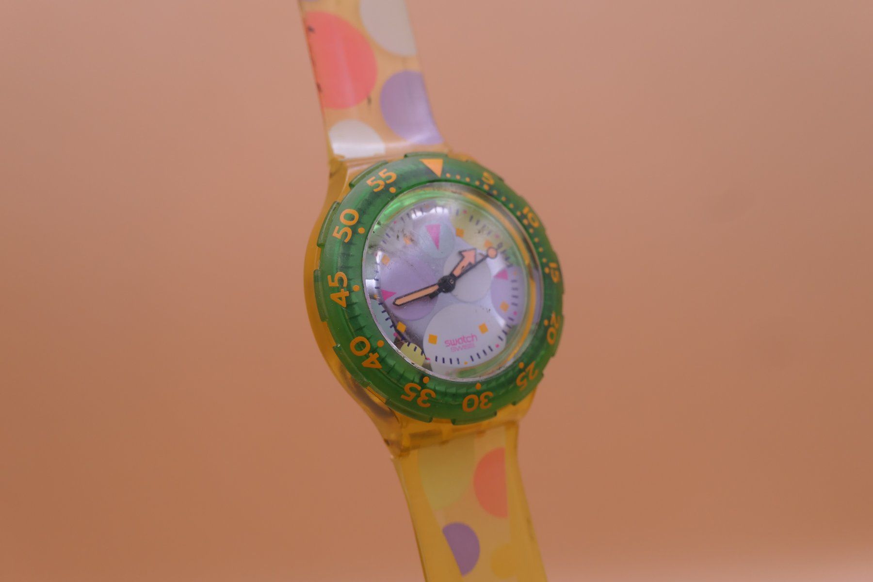Swatch Orologi: Swatch Scuba 200 "Sea Grapes" SDK105, neue Batterie – Usato da Thun venduto da CHRONOTIKA 2