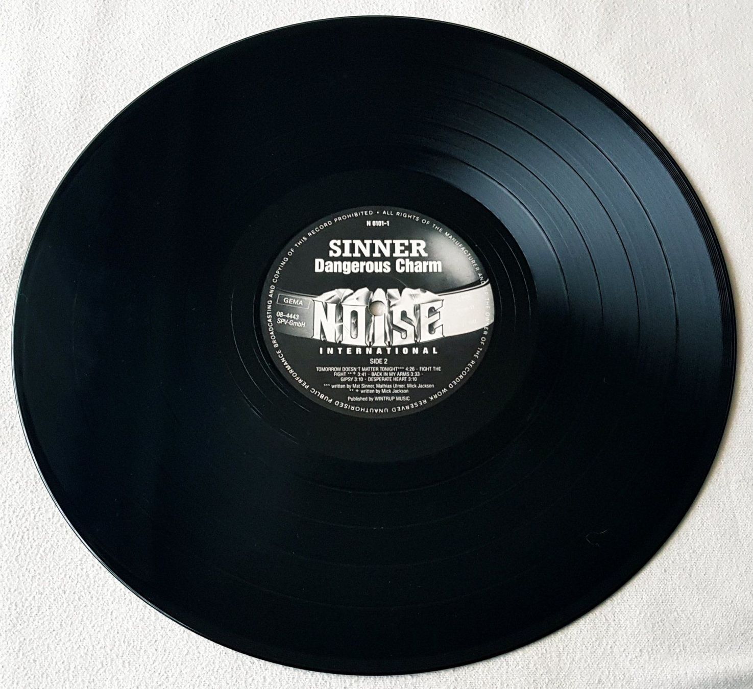 Schallplatten: Sinner ‎– First Press - LP - 1987 - First Press – Gebraucht aus Uster von Zardodel 3