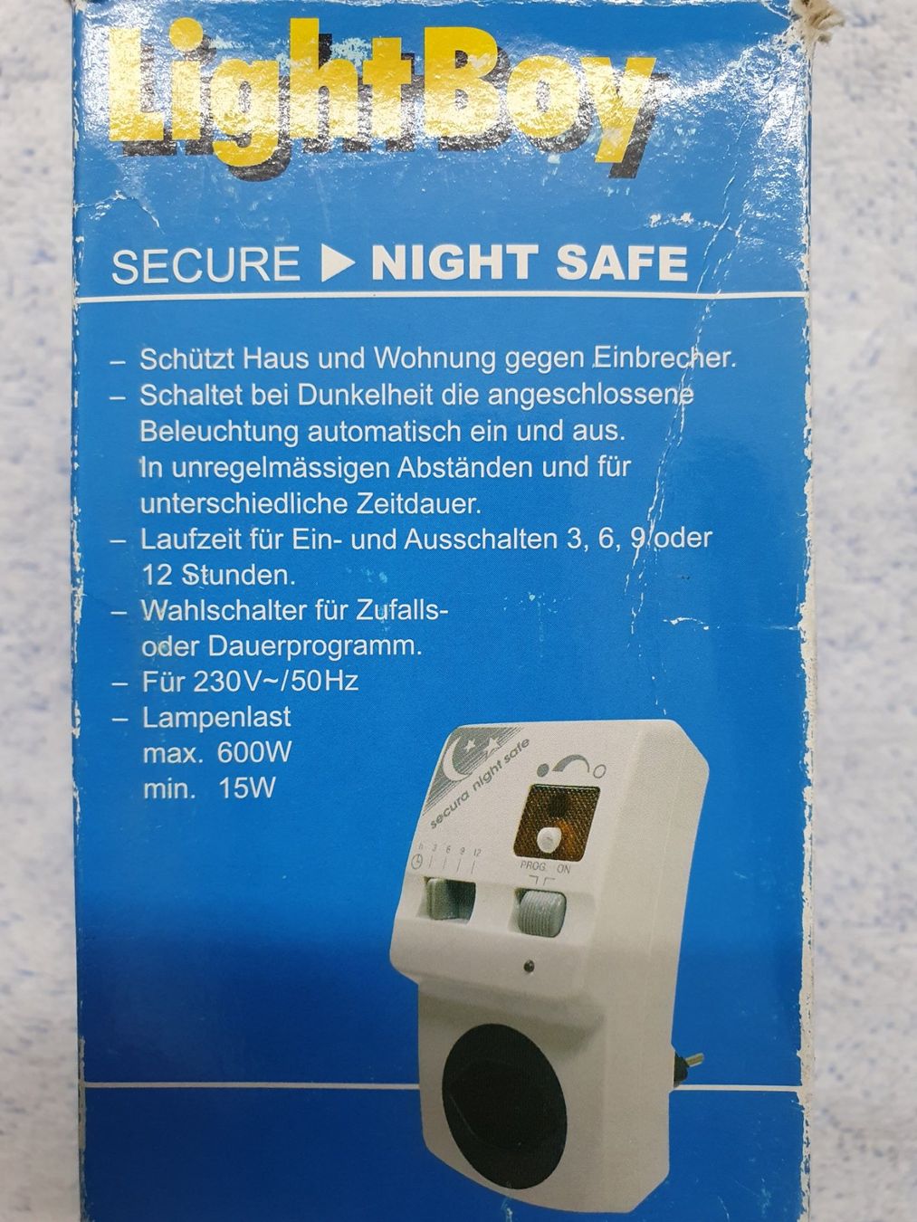 Interruttori: Light Boy Einbruchschutz Beleuchtungsschalter Lichtschalter – Nuovo e nell'imballaggio originale da Ernetschwil venduto da Cob1998 2