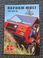 Original Prospekt Reform Transporter Muli 600 / 600 SL