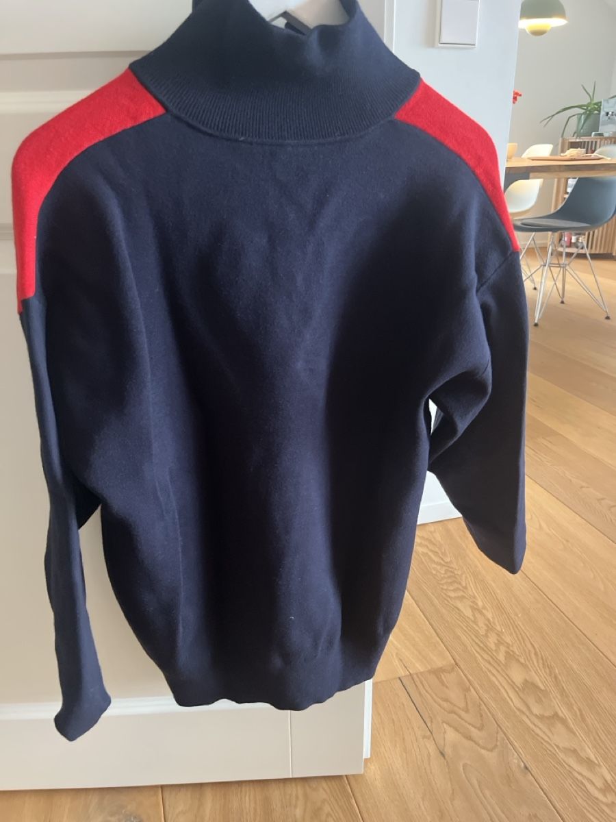 Sandro Maglioni & Felpe: Sandro Paris Strickpullover, Gr. 1, Rot/Schwarz, Winter – Usato da Riehen venduto da SalomeTramer 2