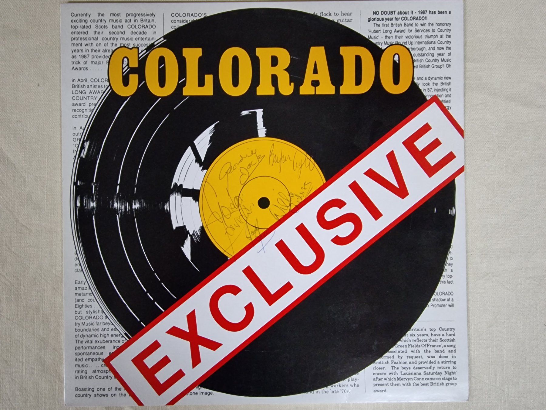 Schallplatten: Colorado LP – Exclusive – Gebraucht aus Root von atelier22
