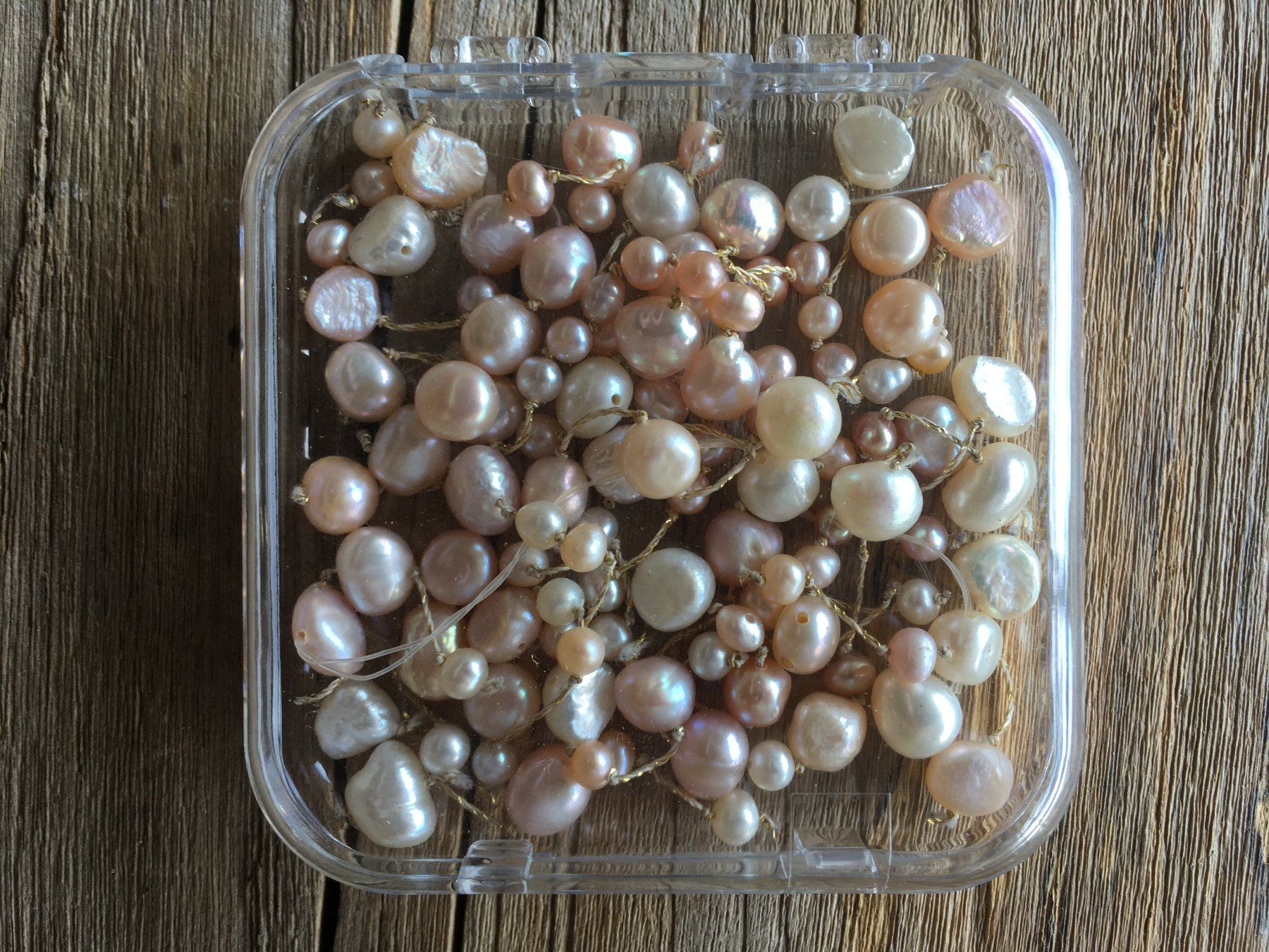 Perles (synthétiques): SÜSSWASSERPERLEN  KETTENSTEINE  GEBOHRT – Neuf avec emballage d'origine à Aesch ZH par LiquidAktion 3