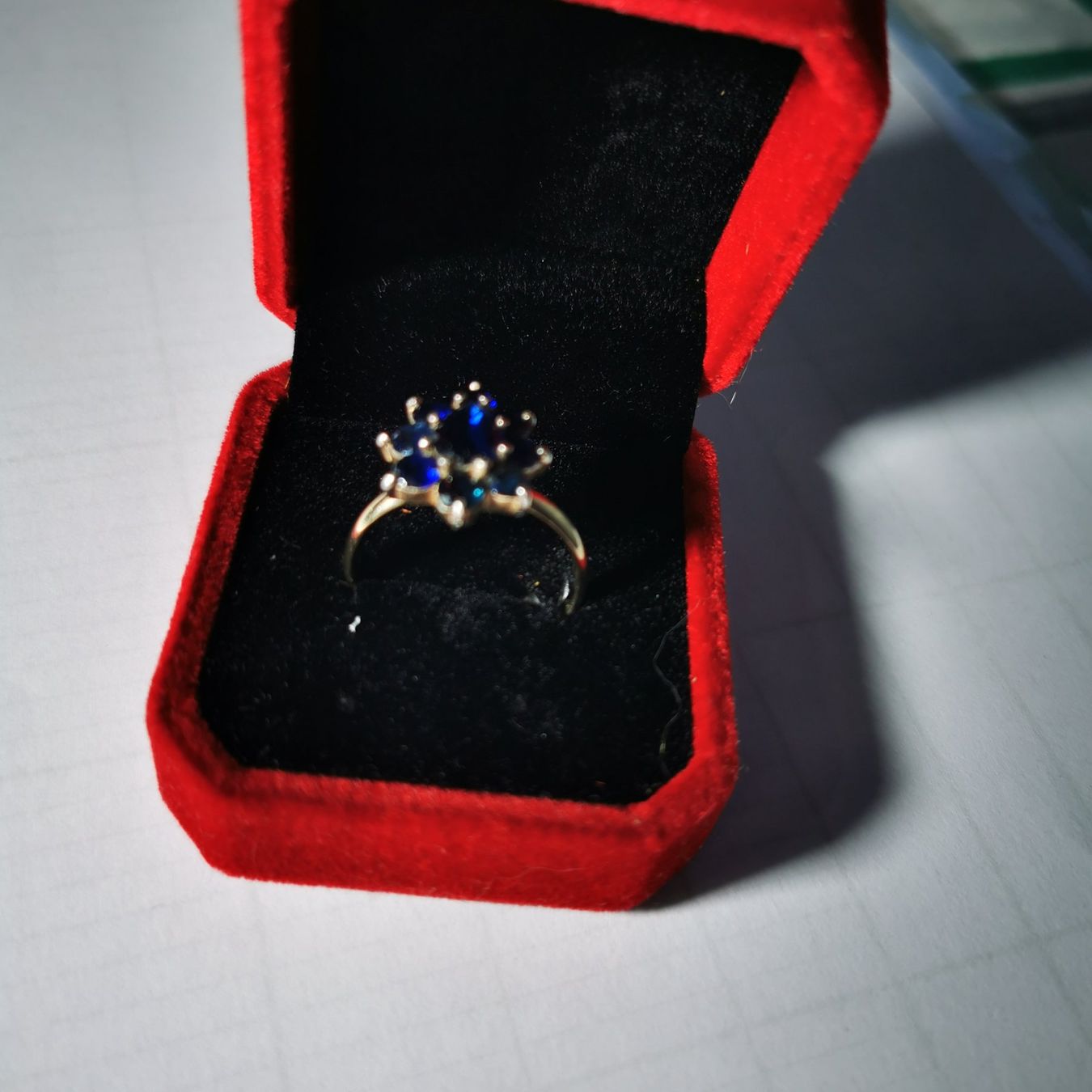 Anelli: Weisgold ring mit saphiren – Usato da Frauenfeld venduto da dimitri74 6