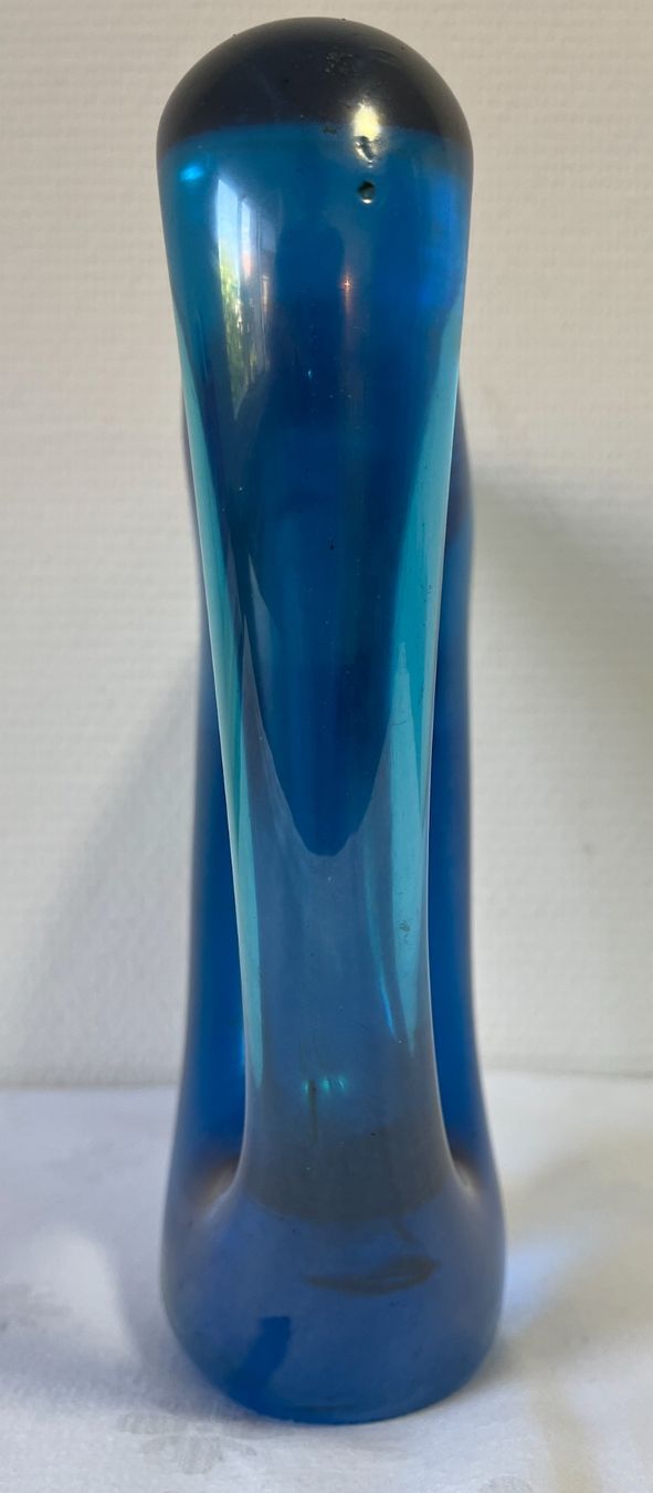 Caraffe: Vintage Glaskanne blau, vermutlich Kunstobjekt! – Usato da Allschwil venduto da mar_6plf 2