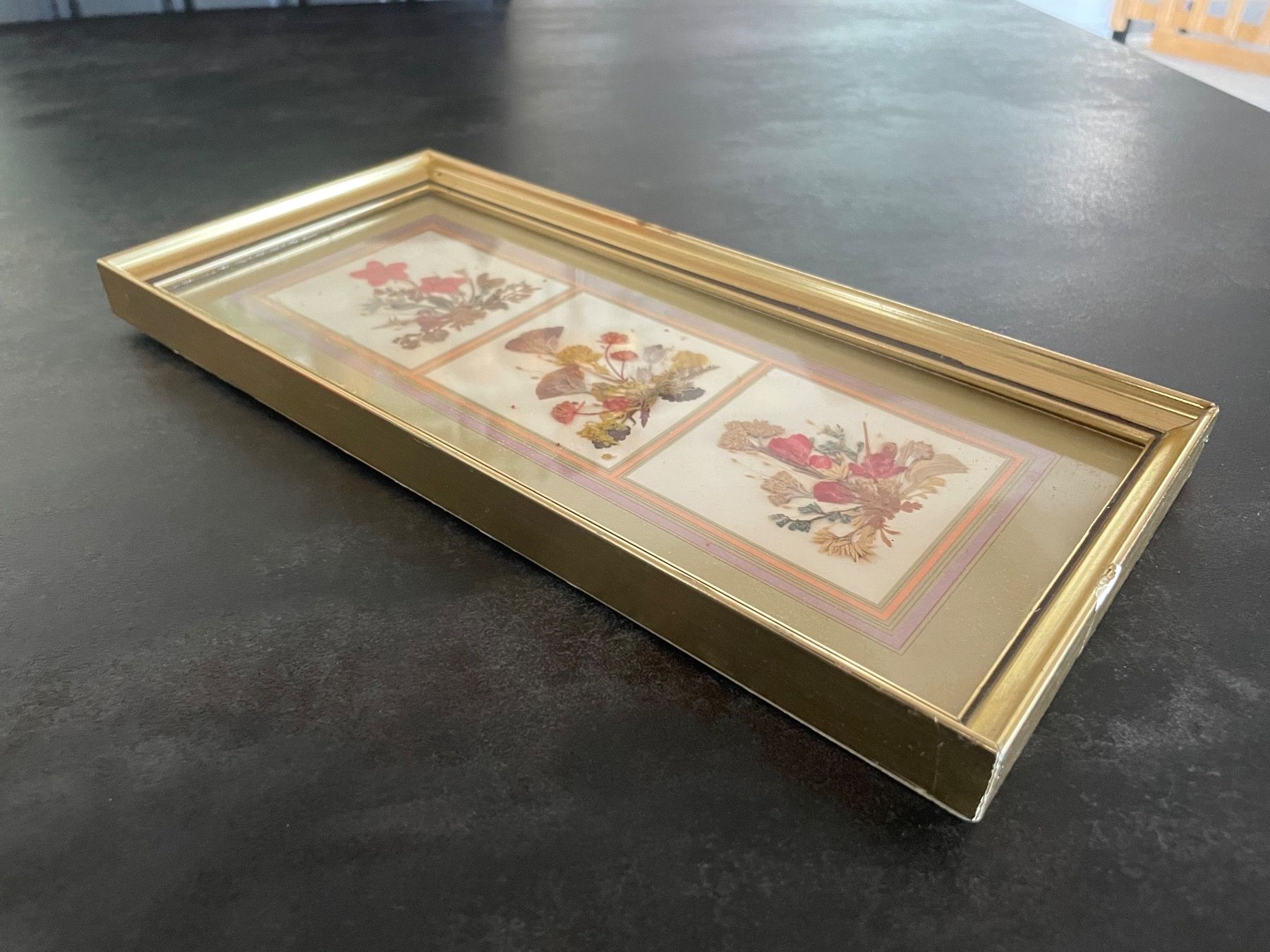 Dipinti: Ancien Tableau Fleurs Séchées – Usato da Vallamand venduto da Bricbracbroc82 5