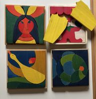 Puzzles 🧩 en bois. SPIELZEUG SELECTA
