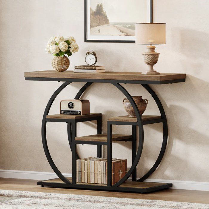 Tavoli: Konsolentisch 105cm 4 Ebenen Industrial – Nuovo e nell'imballaggio originale da Gretzenbach venduto da Genfi-Shop