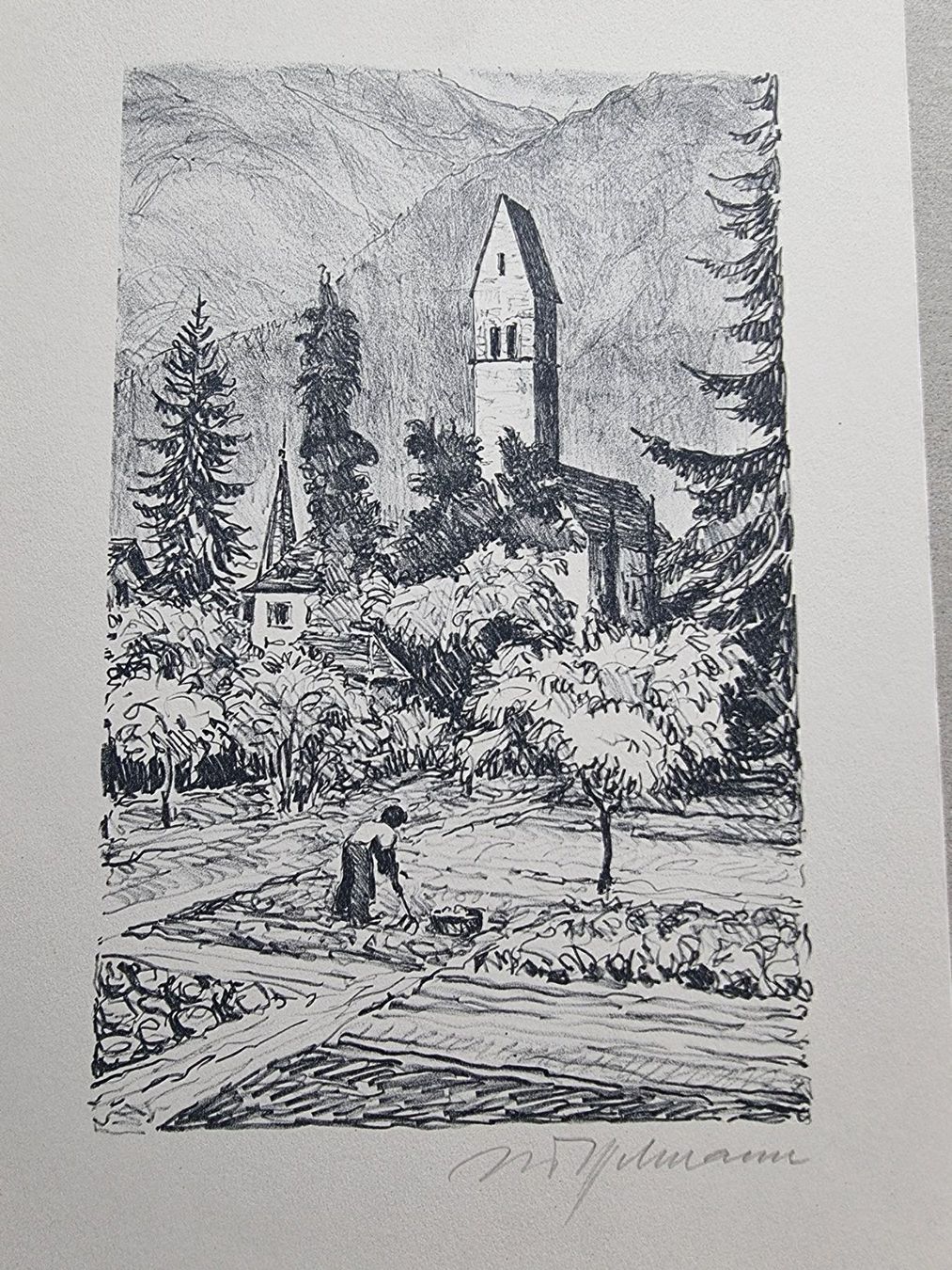 Grafiken & Lithographien: Diggelmann Alex Walter  LITHOGRAPHIE SIGNIERT – Gebraucht aus Gersau von grafik-kunst 1
