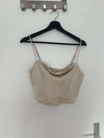Top von H&M, Gr. S, Sommer Teil, Beige, neuwertig!