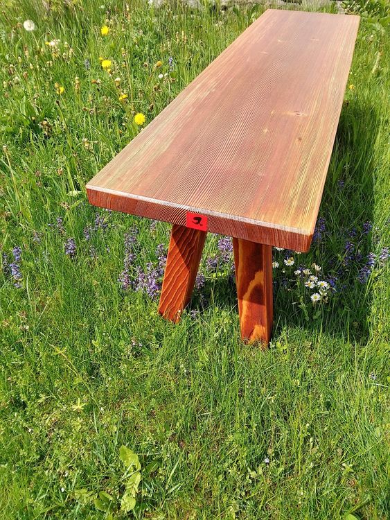Holzbank, Gartenbank, wetterfest, Schweizer Holz 118 cm Kaufen auf