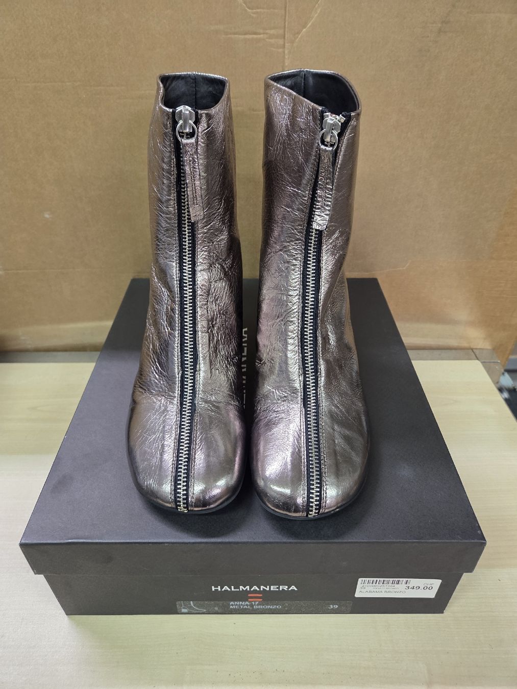 Scarpe da donna: Halmanera Boots Bronzo taglia 39 – Nuovo e nell'imballaggio originale da Maroggia venduto da MarDoni 1
