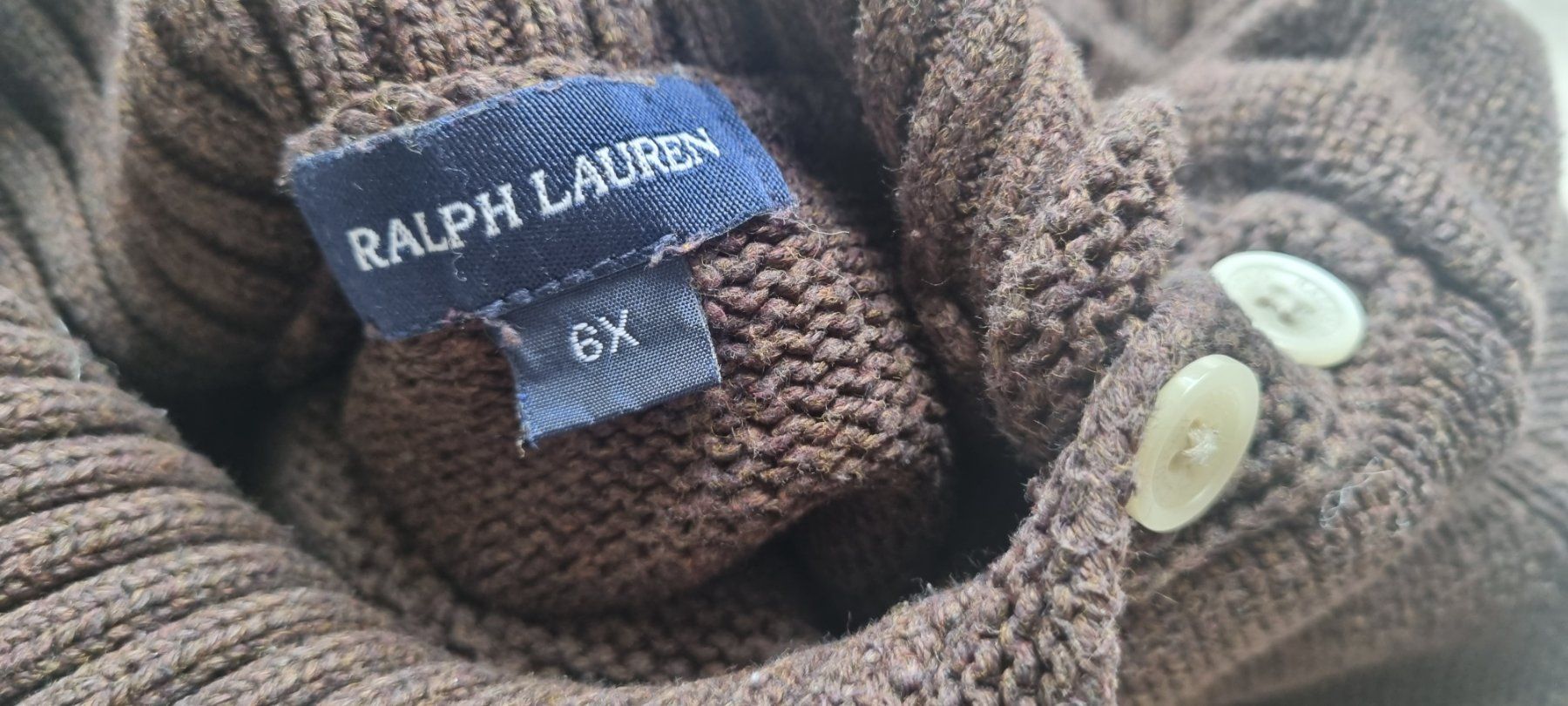 Ralph Lauren Maglioni & Felpe: Ralph Lauren Rollkragenpullover braun Gr.104 – Usato da Champlan venduto da acr_kkd5 4