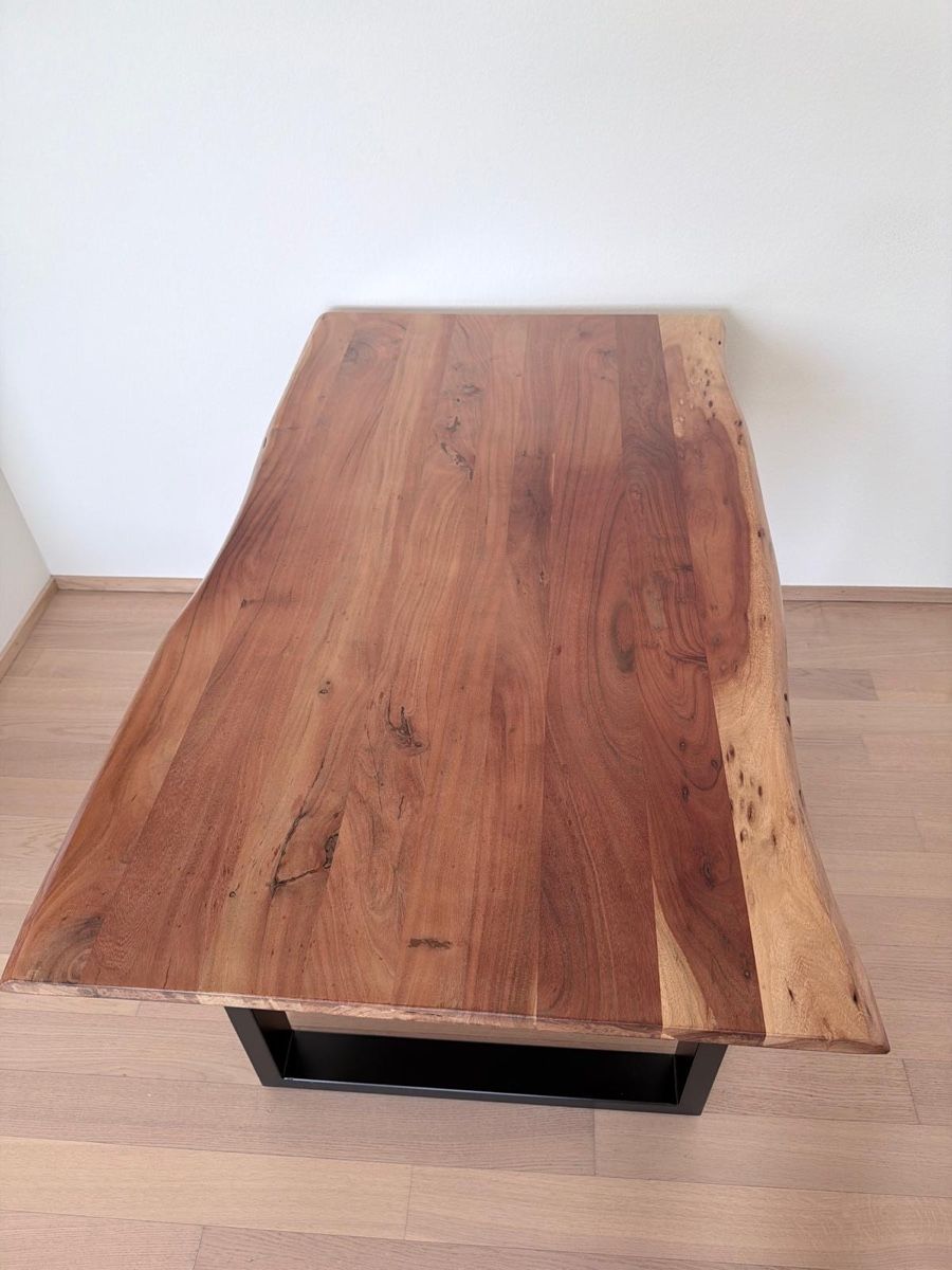 Tavoli: Solid Wood Dining Table with Metal Legs, Modern Style – Usato da Zürich venduto da Kenji_Midori 6