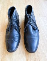 Schwarzer Leder Schuhe