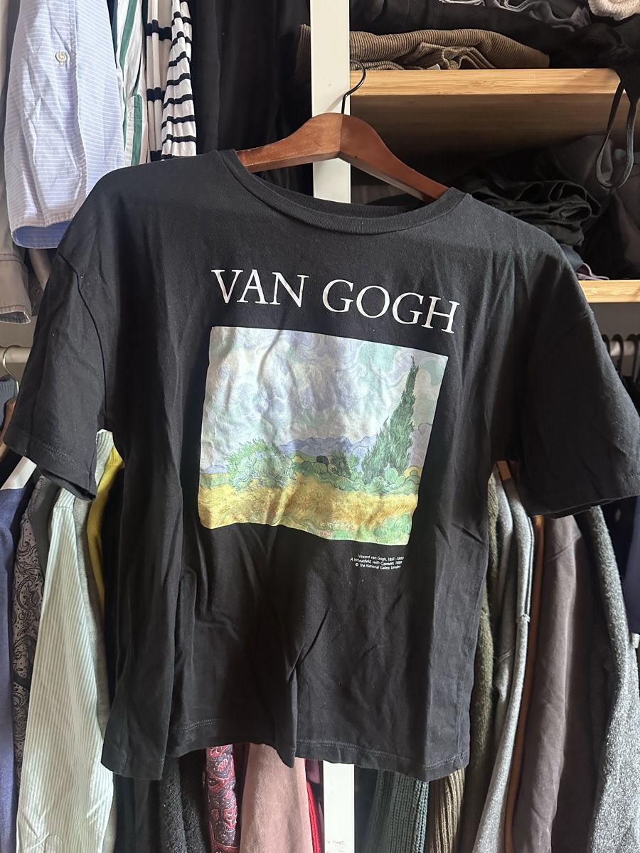 Pull&Bear T-shirt: Pull&Bear Gr. S, Schwarzes Baumwollshirt – Usato da Münsingen venduto da Secondhand89