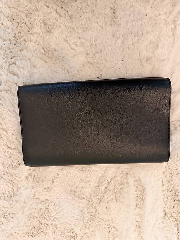 Borse da donna: YSL / Saint Laurent schwarze Leder-Clutch – Usato da Adligenswil venduto da TST04 1