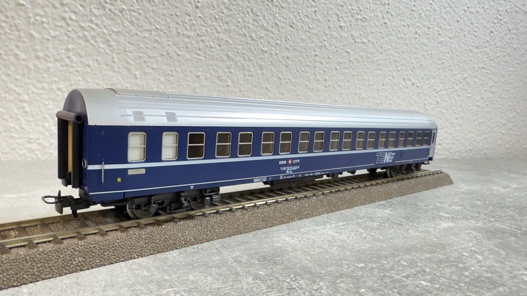 Märklin Modellini di ferrovie: Märklin Ten Schlafwagen H0 / AC – Usato da Schlieren venduto da rat_lq6b 5