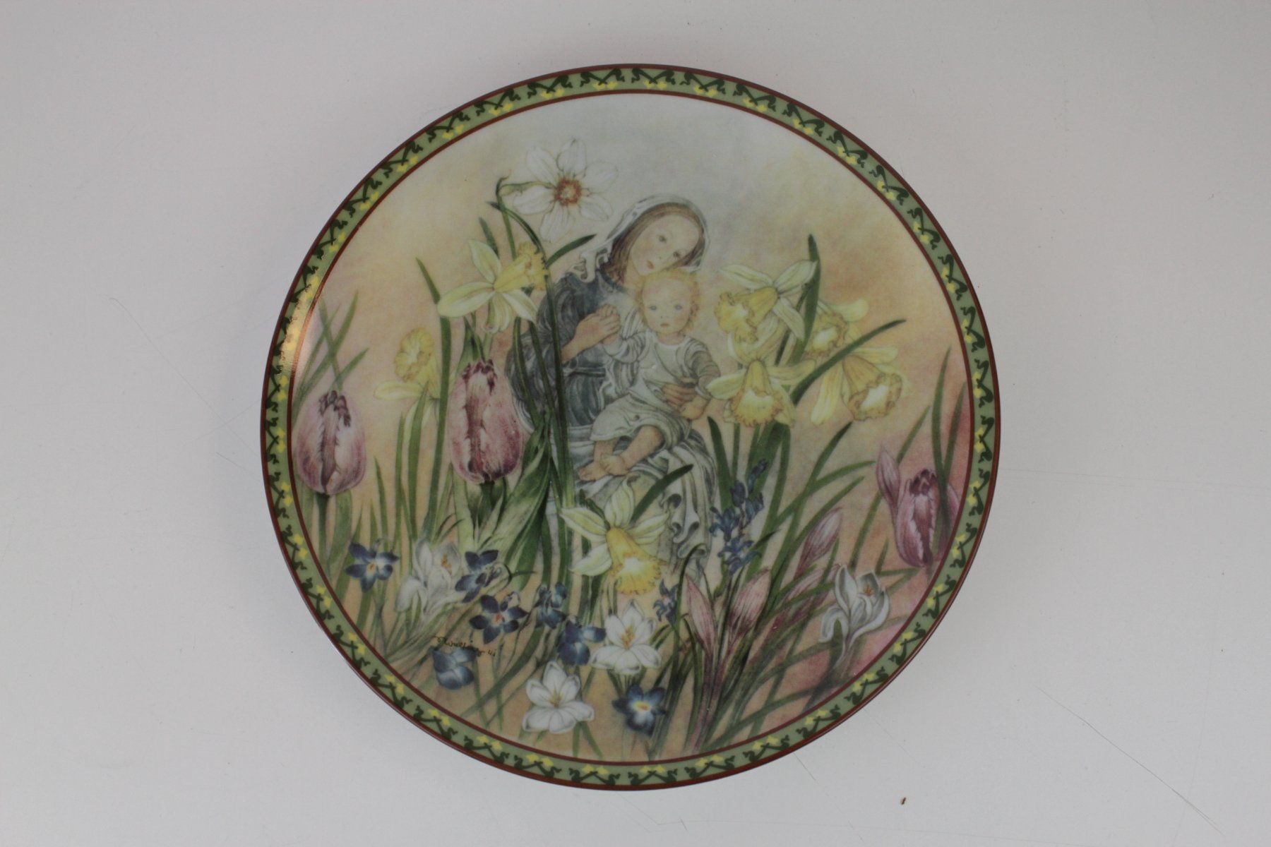 Assiettes: Muttertagsteller 1987 Sulamith Wülfing – D'occasion à Basel par IRMAundFRED