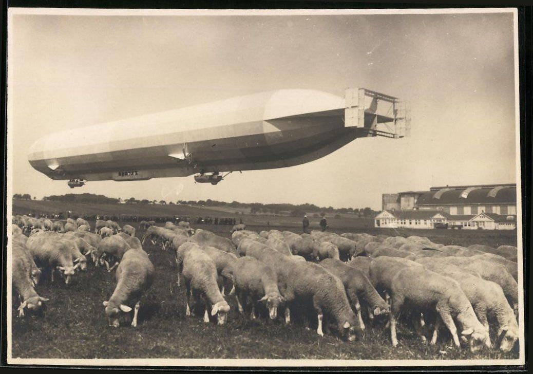 Fotografie & Manifesti: Fotografie Zeppelin Luftschiff LZ-6 mit  – Usato da Berlin venduto da bartko-reher
