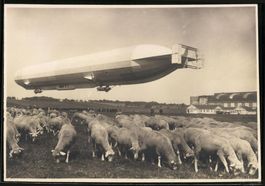Fotografie Zeppelin Luftschiff LZ-6 mit 
