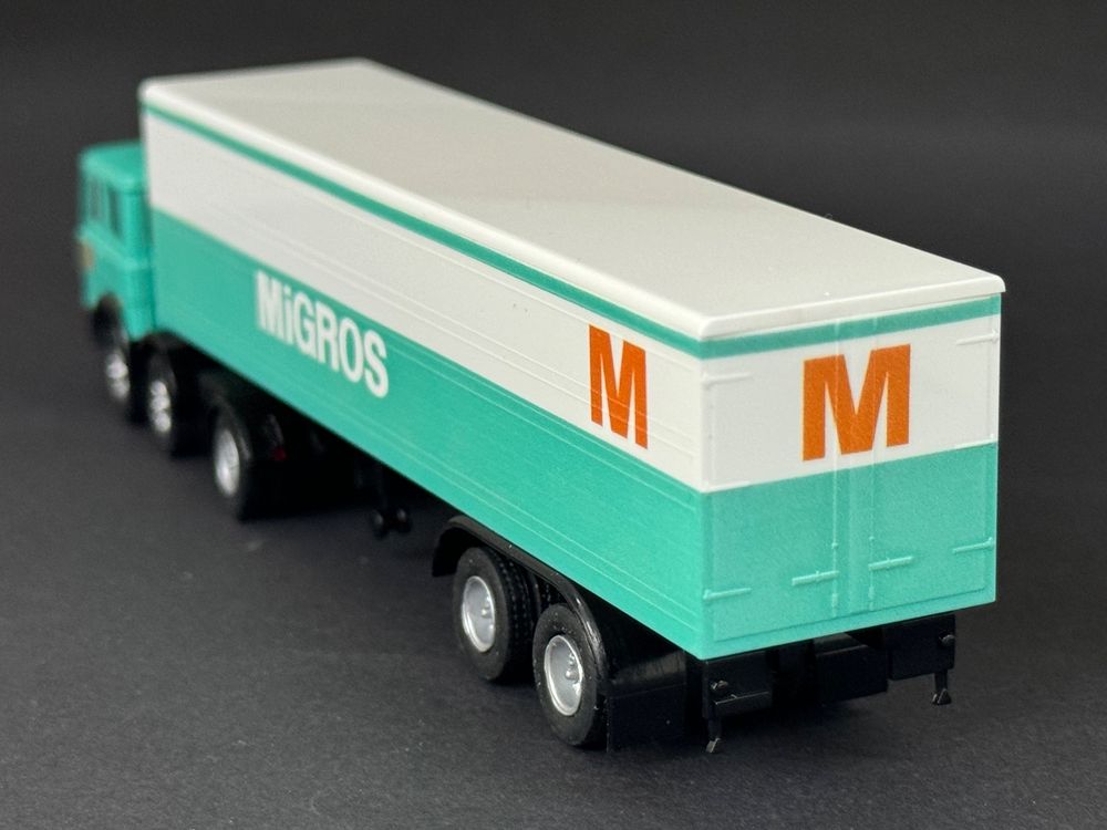 Brekina 58582 HO 1:87 Fiat 691 T Kühlkoffer-SZ, Migros, 1970