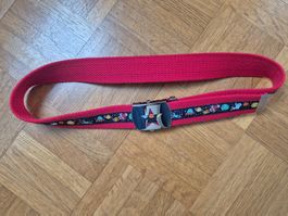 Kinder- Gürtel mit Weltraum Design, rot