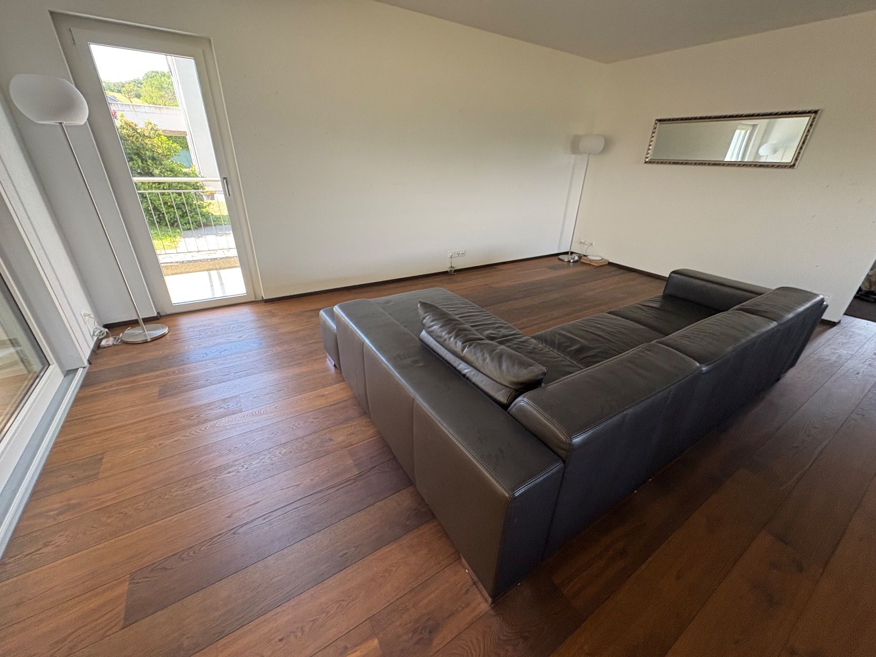 Sofas: Ecksofa aus Echtleder schwarz – D'occasion à Fribourg par DanielPascal 3
