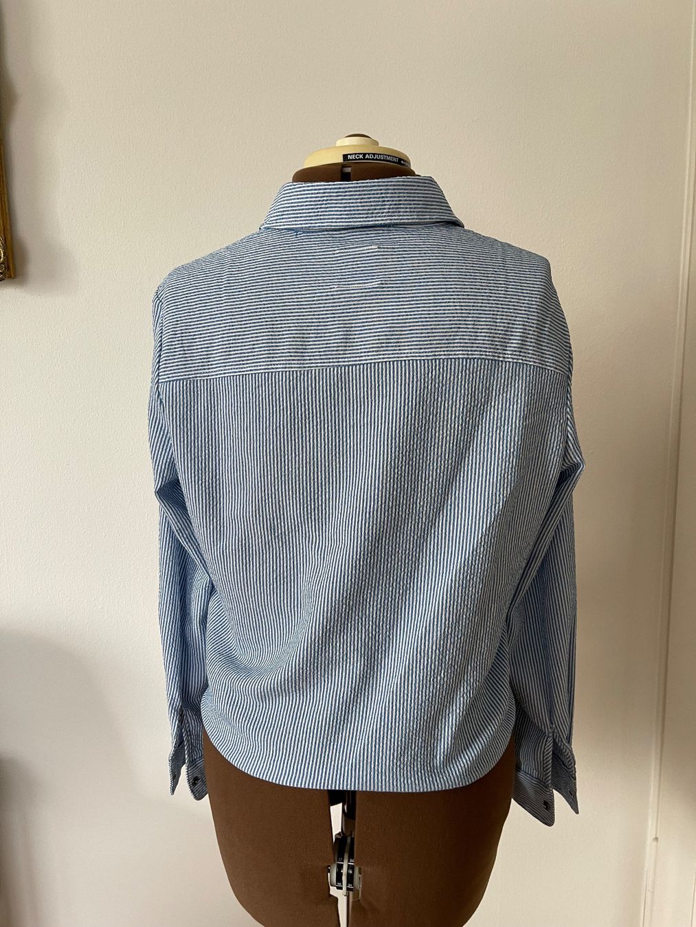 Only Blusen: ONLY Langarm Bluse, blau-weiss gestreift, Gr. 38 – Gebraucht aus Meggen von tulipe21 1