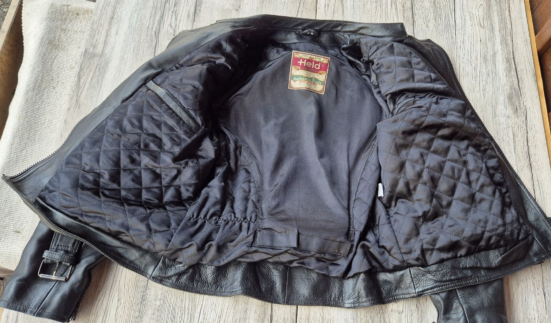Giacche: Held Motorrad Jacke, Leder, Schwarz Gr. 50 – Usato da Neerach venduto da SilliS 1