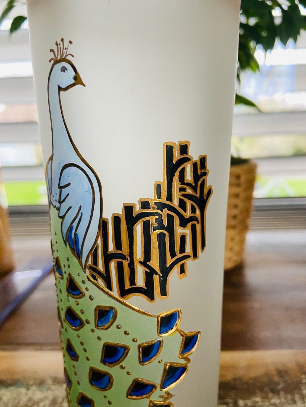 Vasi & Recipienti: vase pfau seltene handarbeit – Usato da Gipf-Oberfrick venduto da Iberico 2