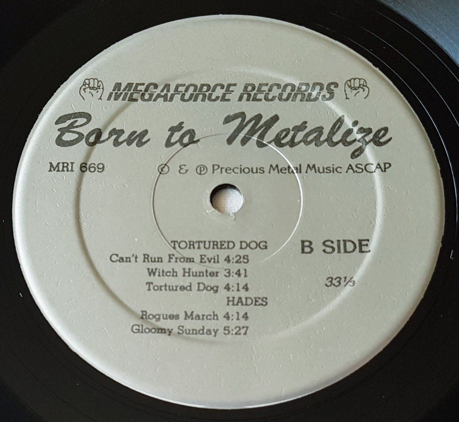 Dischi in vinile: Born To Metalize - LP - 1984 - US First Press - Megaforce – Usato da Uster venduto da Zardodel 5