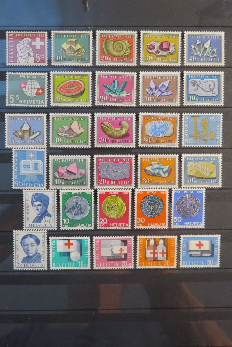 Tutti i francobolli: Sammlung Pro Patria 1938-1963 postfrisch ** kompett – Nuovo (secondo la descrizione) da Brunnen venduto da Kumari 3
