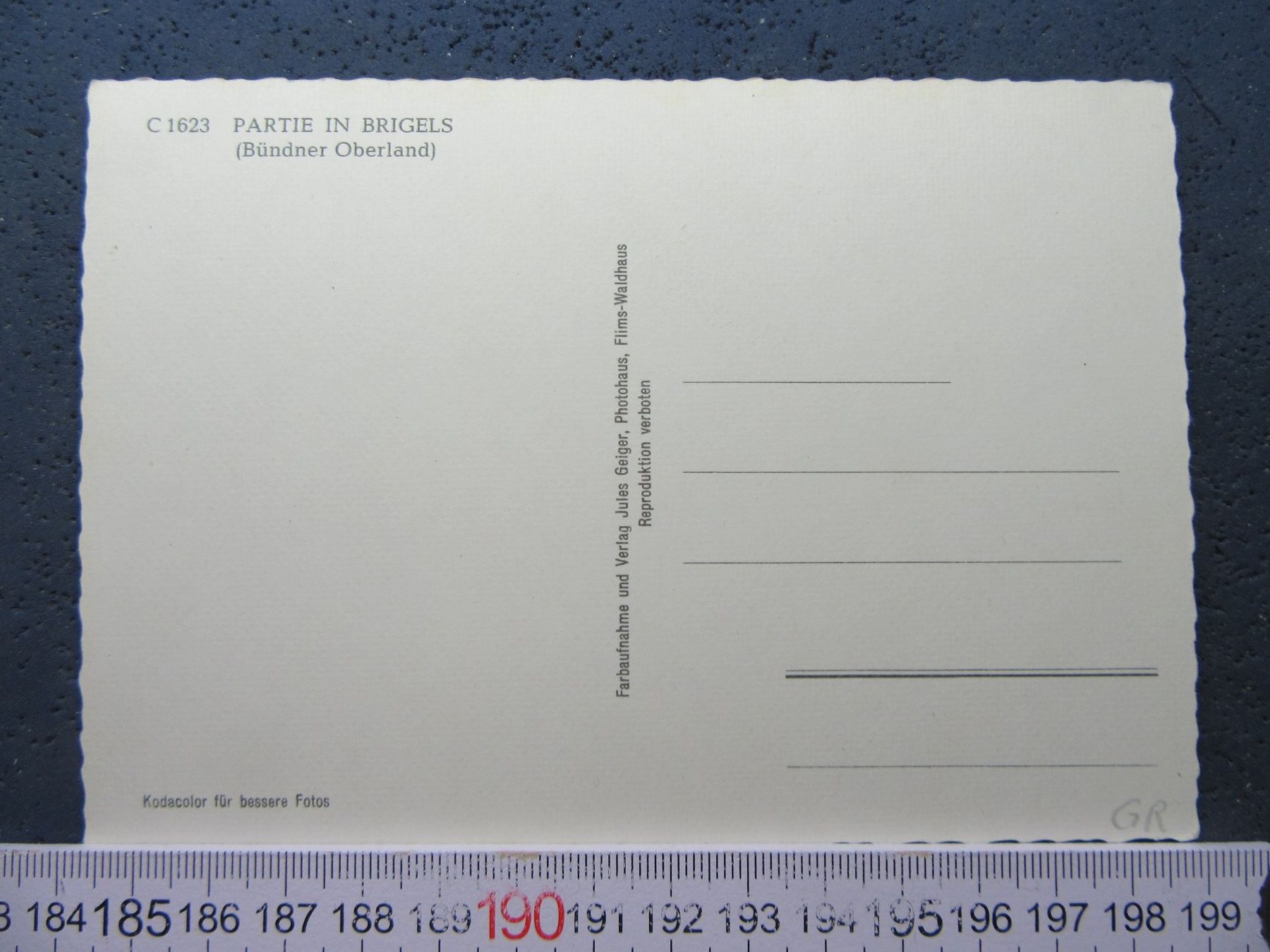 Cartoline postali: BRIEGELS AM WILDBACH GR AK – Usato da Ettingen venduto da Hausi4711 1