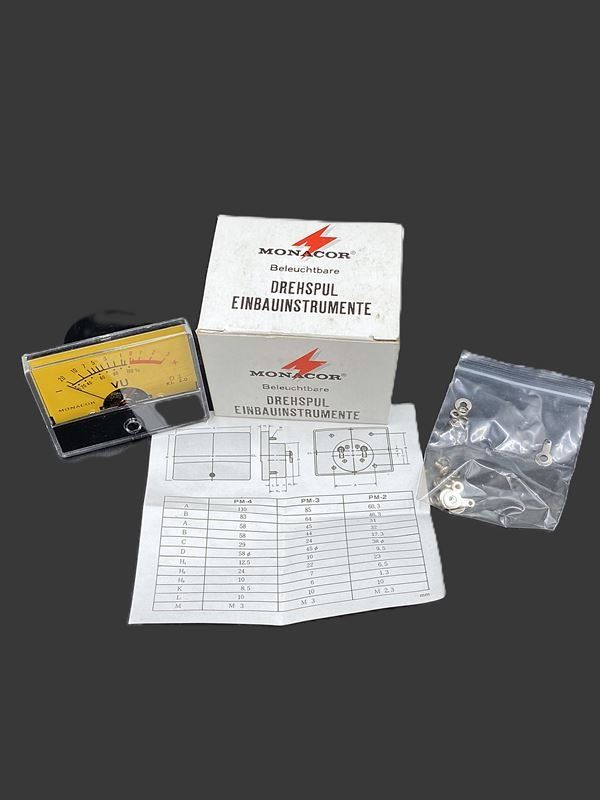 Monacor Messen: MONACOR | Volume Meter | IS-26 | PM2 | 7er Set – Neu (gemäss Beschreibung) aus Wittenbach von Restwert_St-Gallen