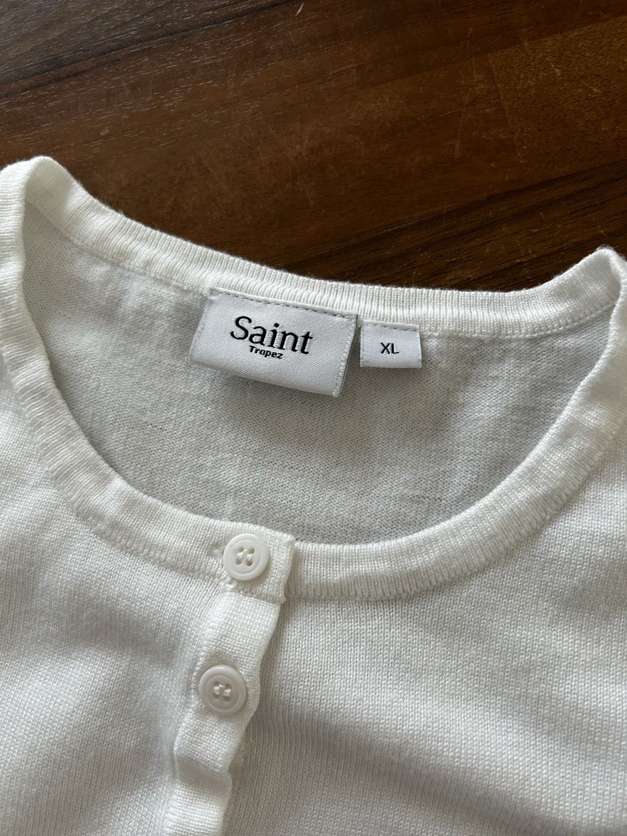 Giacche: SAINT TROPEZ Strickjacke Weiss Gr. XL  – Usato da Balsthal venduto da LaLiLu77 1