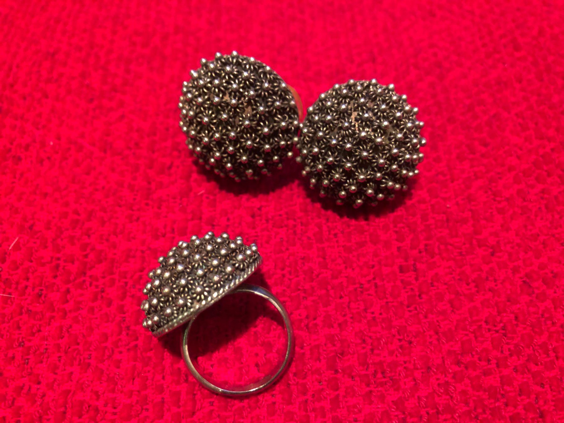 Altri gioielli: Fingerring und Ohrstecker, silber – Usato da Hünenberg See venduto da dustein 2