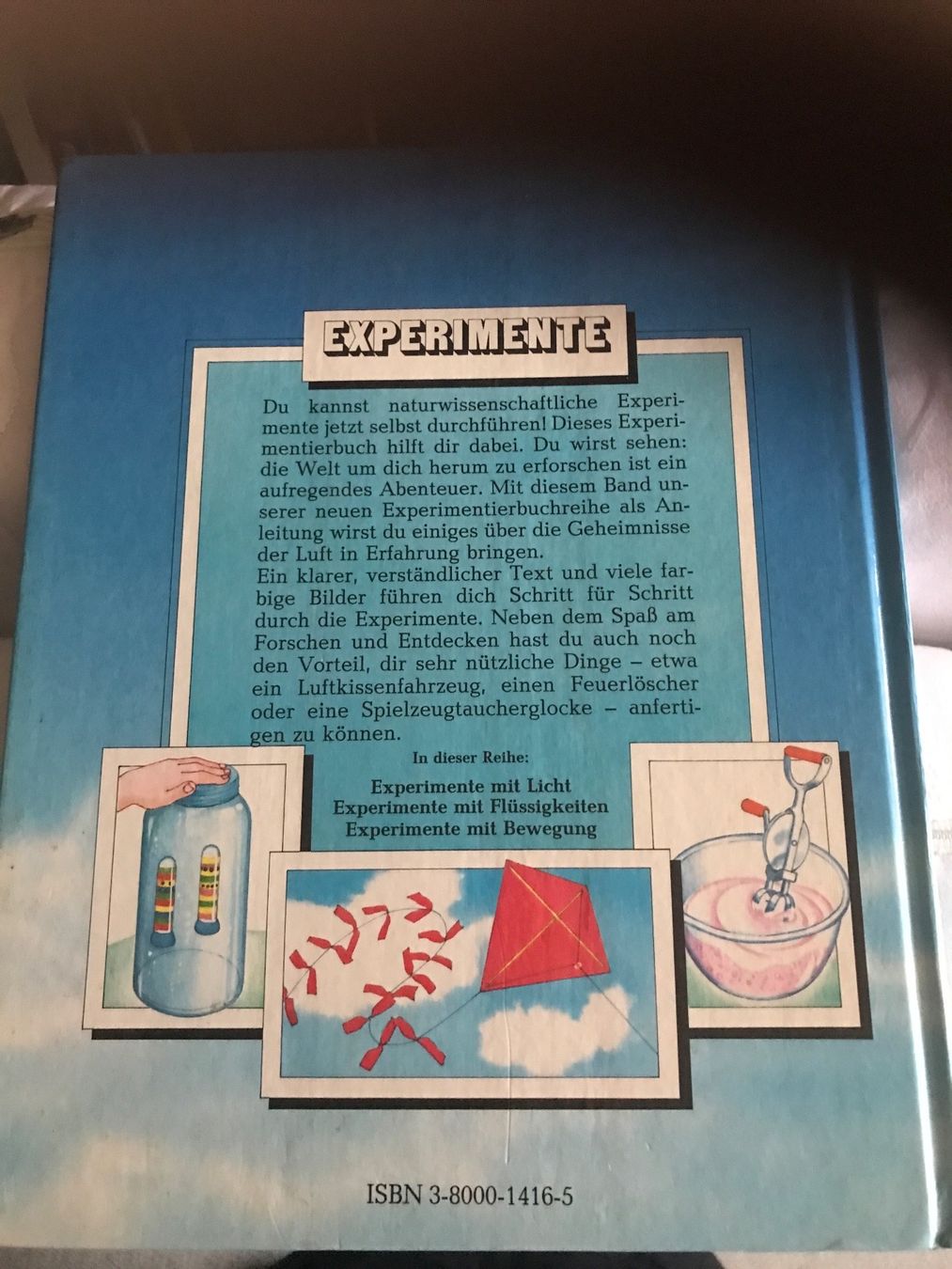 Libri: Experimente mit Luft Spiel – Usato da Bergdietikon venduto da book-4-you 1