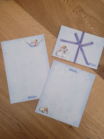 Süsses Briefpapier Set "Diddlina"