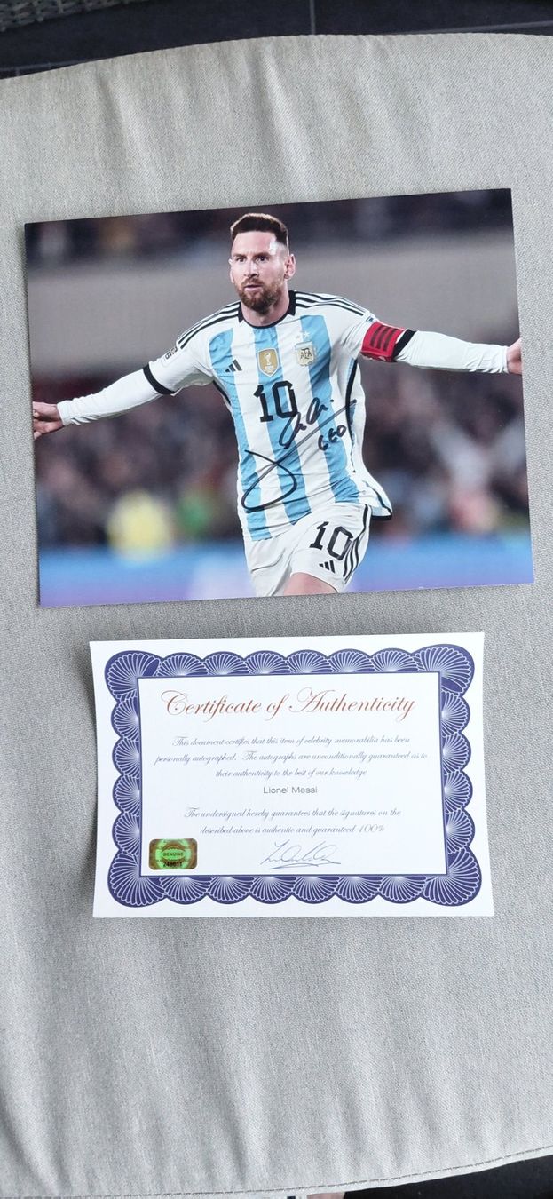 Autographes: Autogramm Lionel Messi – D'occasion à Schmerikon par Olympia04