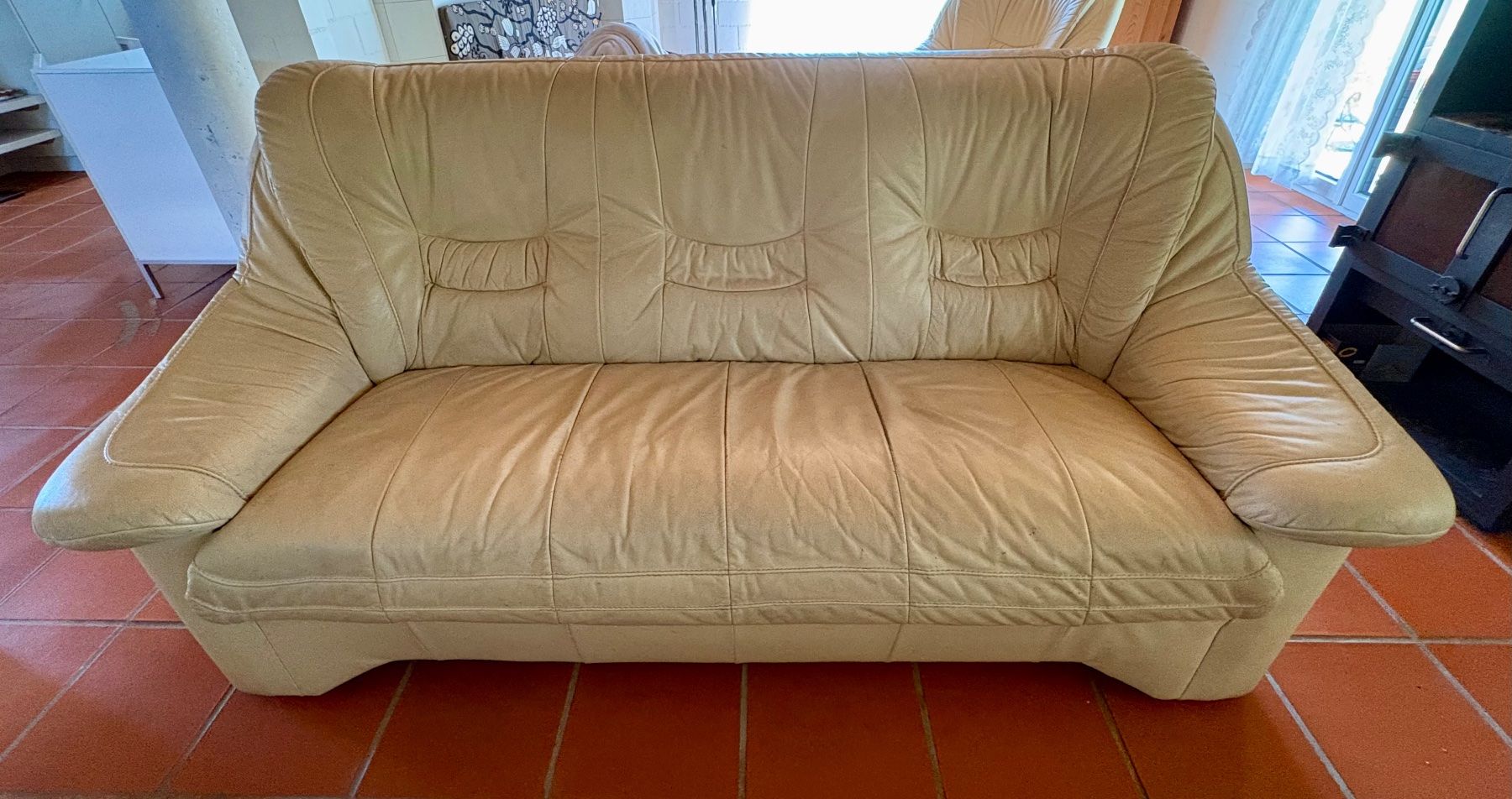 Sofas: Sofa-Set Beige 3-teilig – Gebraucht aus Seuzach von Tomb1980 2