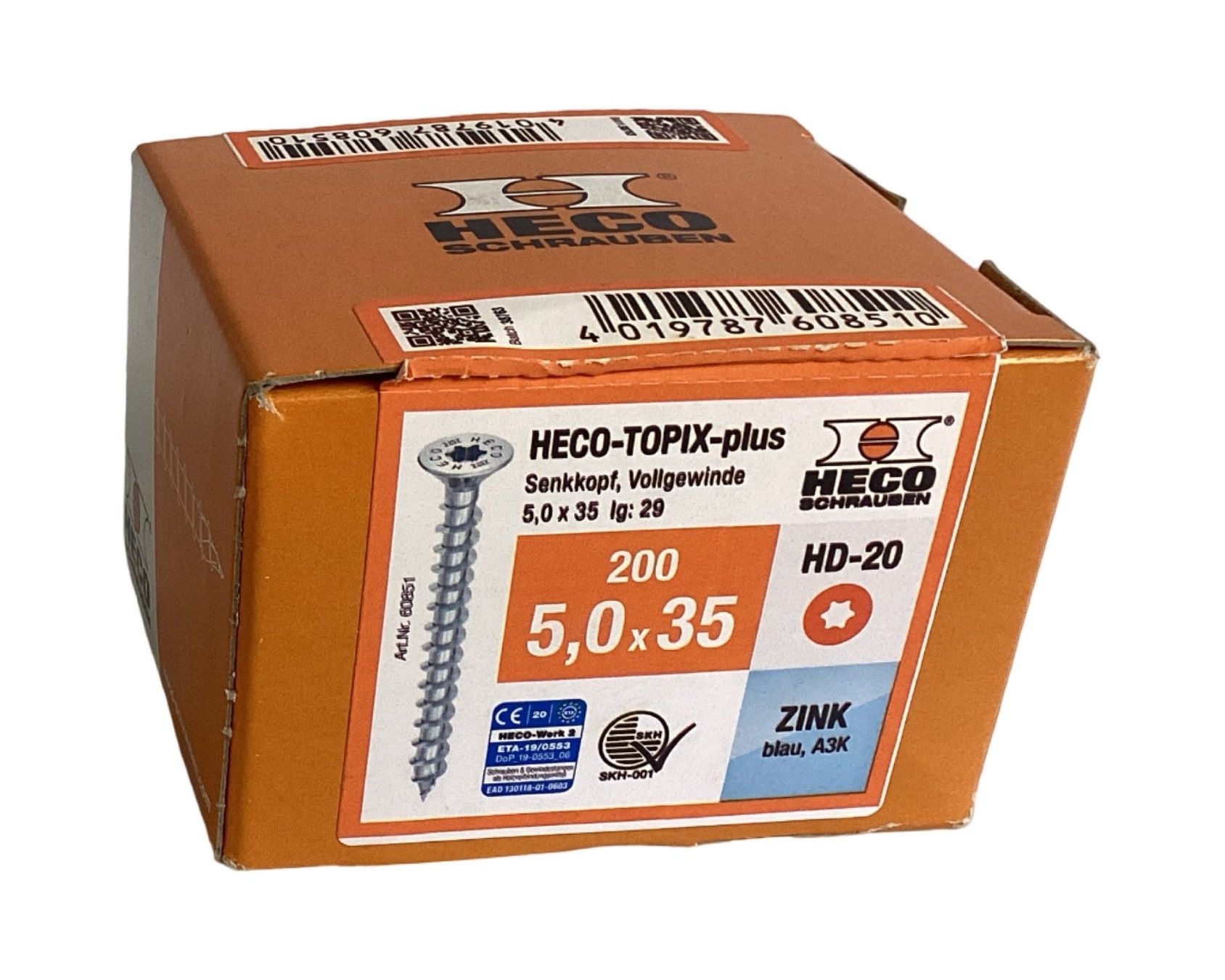 Heco Tutti gli attrezzi: Heco Schrauben Topix-plus 5,0 x 35 – Nuovo e nell'imballaggio originale da Zürich venduto da Restwert_Zuerich 2
