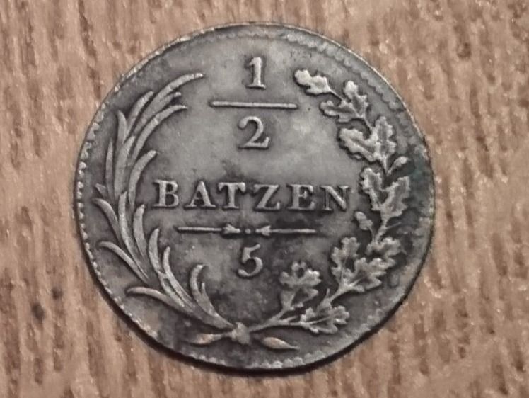 Tutti le monete: Freiburg: 1/2 Batzen 1811 Top +++ – Usato da Pfungen venduto da Aguti77