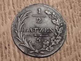 Freiburg: 1/2 Batzen 1811 Top +++