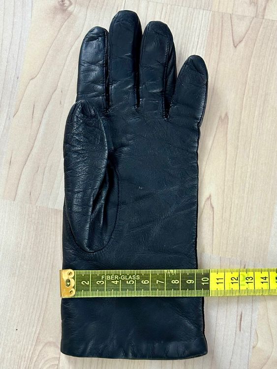 Gants & mitaines : Damen Handschuhe Echtleder, schwarz, gefüttert, Grösse 7 – D'occasion à Wallbach par paxnic 4